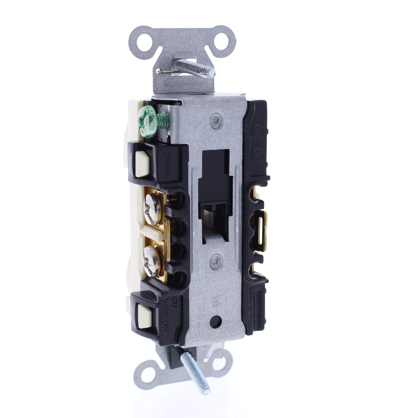 Hubbell BR20ALTR Almond Commercial Receptacle Tamper Resistant 20A 5-20R Outlet