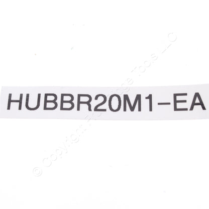 Hubbell BR20M1 Brown Earless Duplex 125V Receptacle Outlet Commercial
