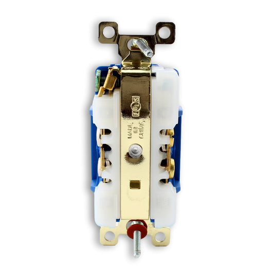 Bryant Hubbell Blue! Industrial Receptacle Duplex Outlet 5-15R 15A 125V 5262BU