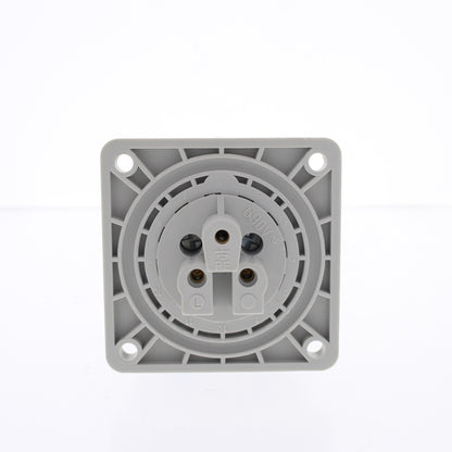 Hubbell C316R6W Watertight IEC Pin & Sleeve Receptacle Outlet 16A 200-250V 2P3W