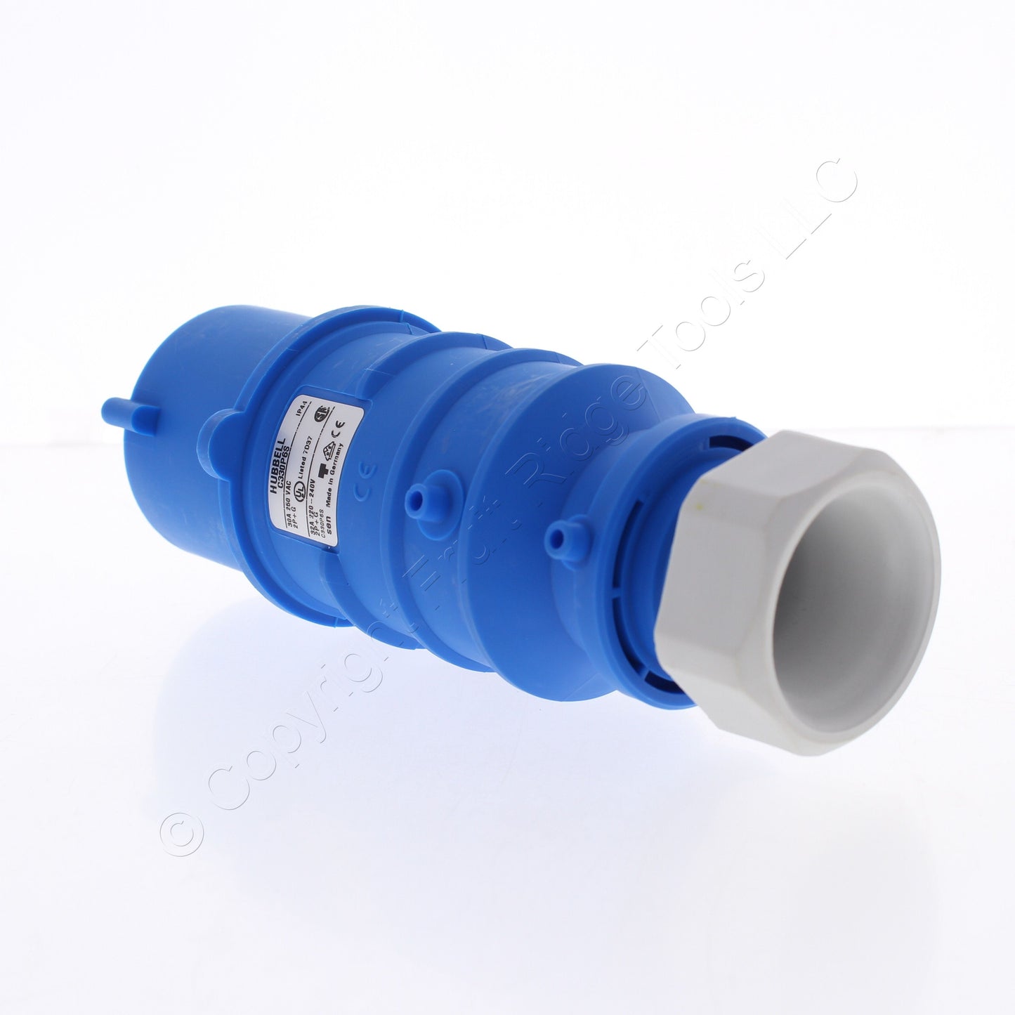 Hubbell C330P6S Splashproof Male IEC 309 Pin & Sleeve Plug 30A 250V 32A 220-240V