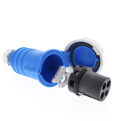 Hubbell C420C9W Watertight Pin & Sleeve Connector Female Plug 20A 250V 3� 3P4W