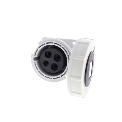 Hubbell C430R5W Watertight IEC Pin & Sleeve Receptacle 30A 600V 3Ø Outlet 3P4W
