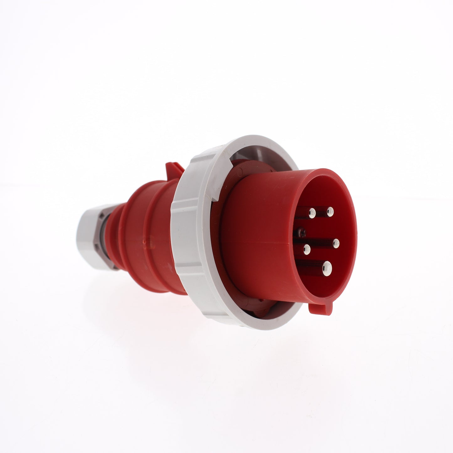 Hubbell C516P6W Red Watertight IEC309 Pin Sleeve Plug 16A 200/346V 240/415V 4P5W
