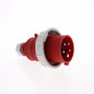 Hubbell C516P6W Red Watertight IEC309 Pin Sleeve Plug 16A 200/346V 240/415V 4P5W
