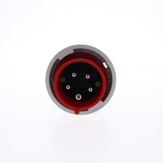 Hubbell C516P6W Red Watertight IEC309 Pin Sleeve Plug 16A 200/346V 240/415V 4P5W
