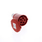 Hubbell Red Pin & Sleeve Connector Splashproof IP44 20A 200-415V 4P5W C520C6S