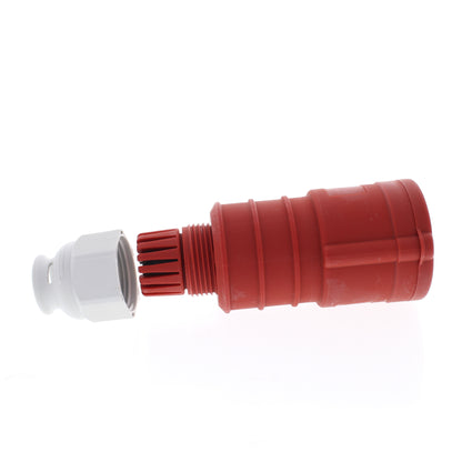 Hubbell Red Pin & Sleeve Connector C-Series LC 3� 20A 200-415V 4P5W C520C6SLC