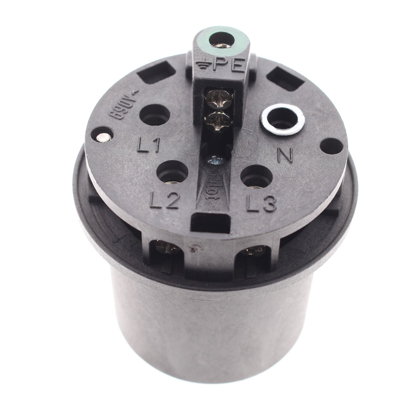 Hubbell Pin & Sleeve Connector C-Series LC 3� 20A 200-415V 4P5W BULK C520C6SLC