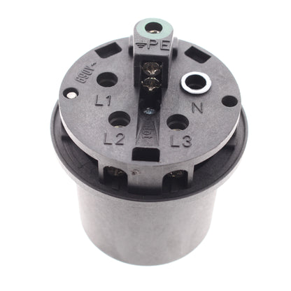 Hubbell Pin & Sleeve Connector C-Series LC 3� 20A 200-415V 4P5W BULK C520C6SLC