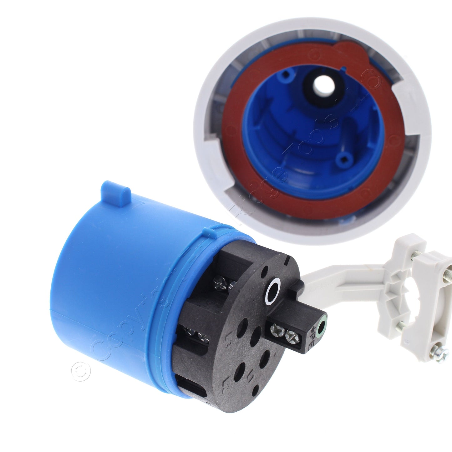 Hubbell C530P9W Watertight IEC 309 Pin & Sleeve 30A Male Plug 120/208V 3�Y 4P5W