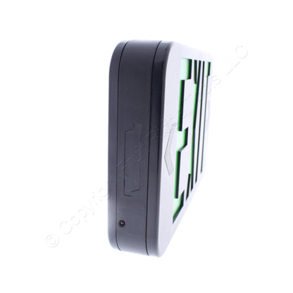 Hubbell LED Exit Sign AC Only Black w/Green Letters CAGB