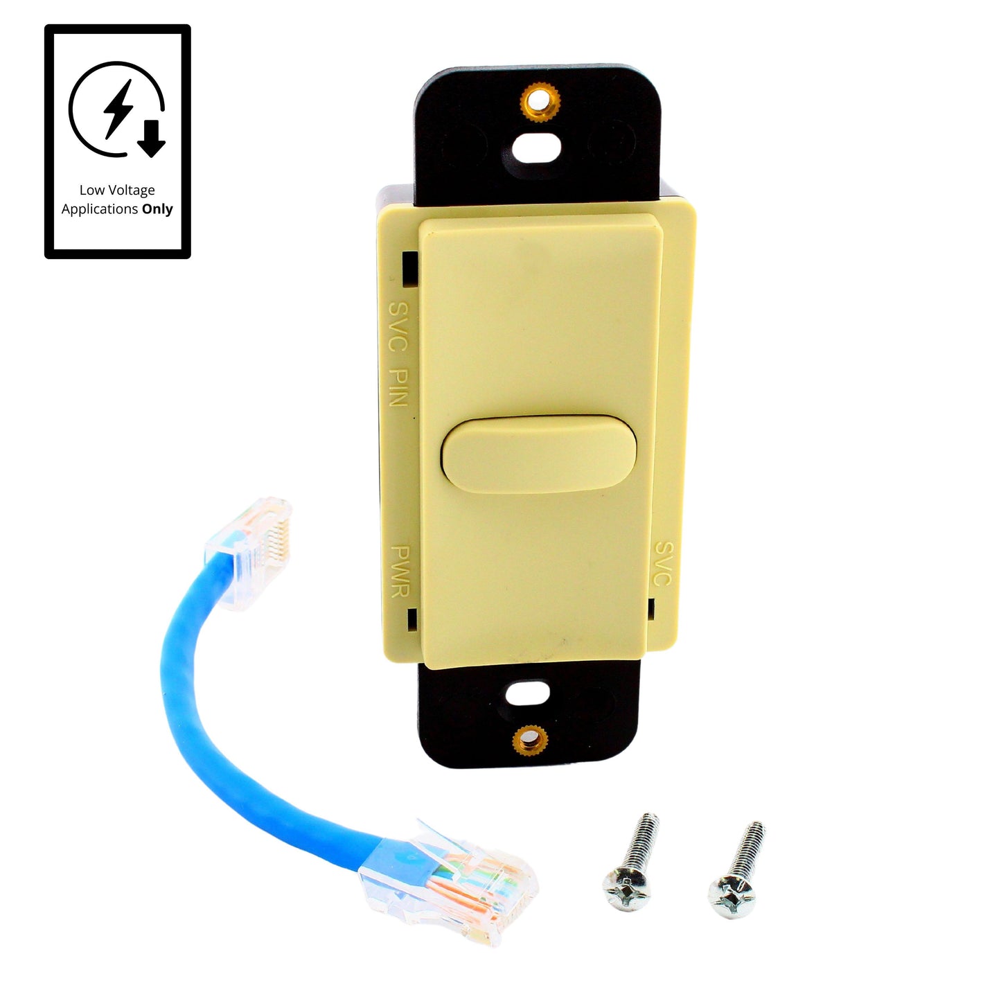 Hubbell CPSD1I Ivory Dimming Switch for Load Control Panel Low Voltage 1-Button