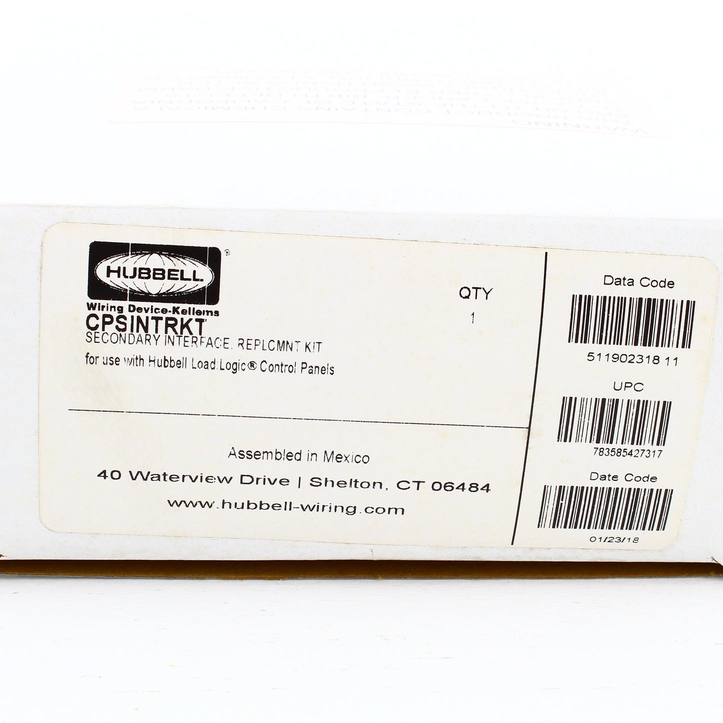 Hubbell Replacement Kit for Secondary Load Control Panel Interface CPSINTRKT