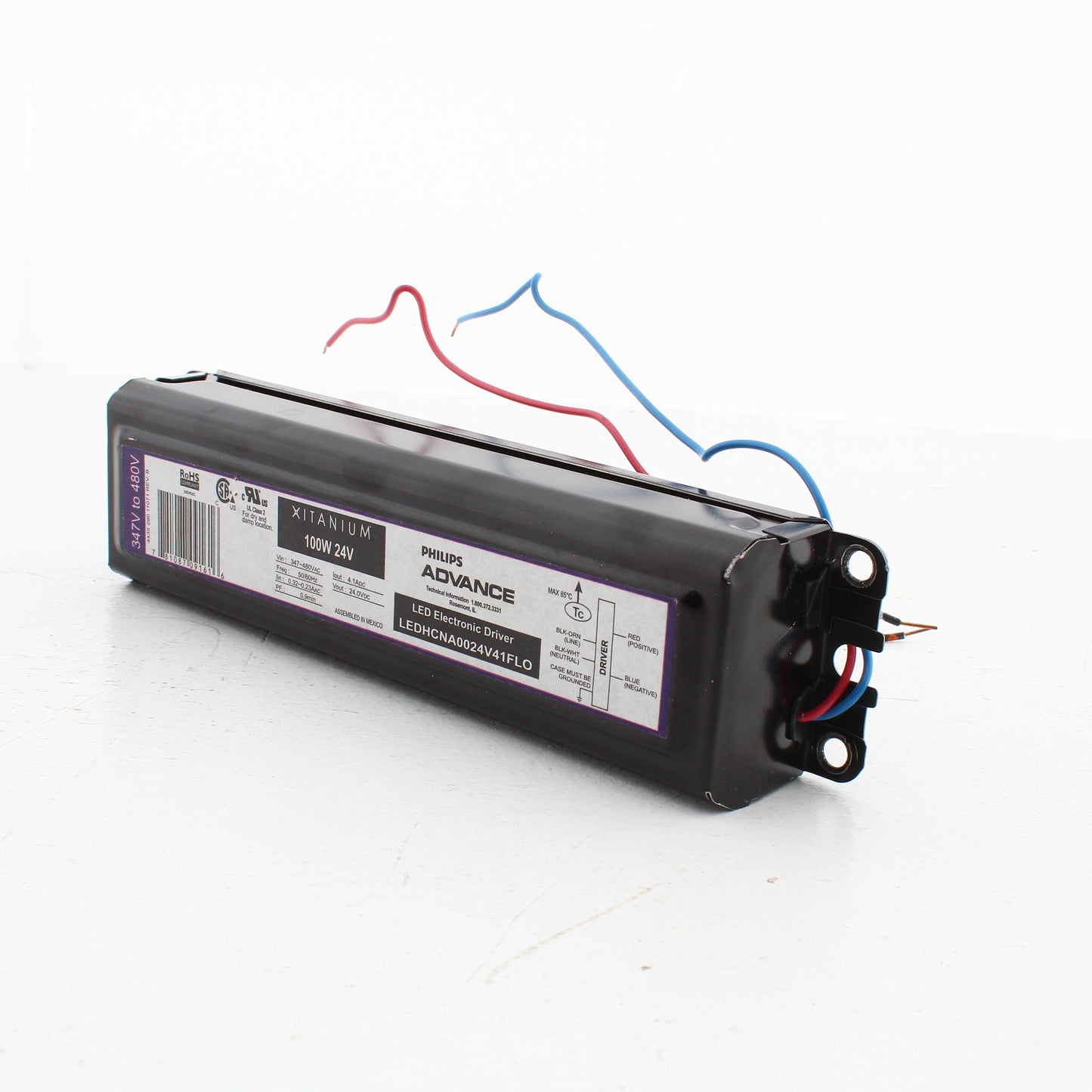 Hubbell LED Driver Xitanium 347/480V Philips Advance LEDHCNA0023V41FLO CPTFMR48