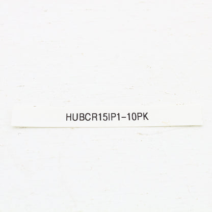10 Hubbell Ivory Commercial Receptacle Outlets 15A 125V 8" Wire Leads CR15IP1