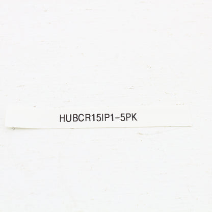 5 Hubbell Ivory Commercial Receptacle Outlets 15A 125V 8" Wire Leads CR15IP1