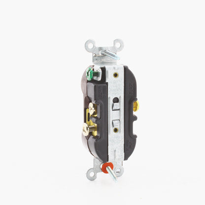 Hubbell Brown Commercial Duplex Receptacle Outlet Nema 5-15R 15A 125V CR15