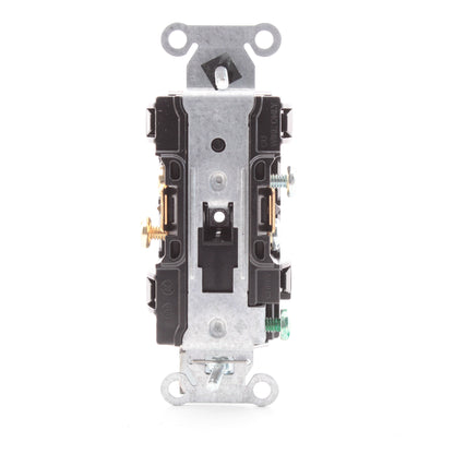 Hubbell CR20BLK Black 20A Duplex Receptacle Power Outlet Commercial Smooth Face