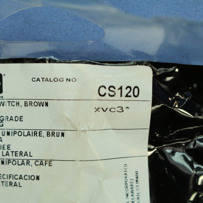 Hubbell Bryant CS120 Brown Commercial Grade ON/OFF Toggle Wall Light Switch 20A