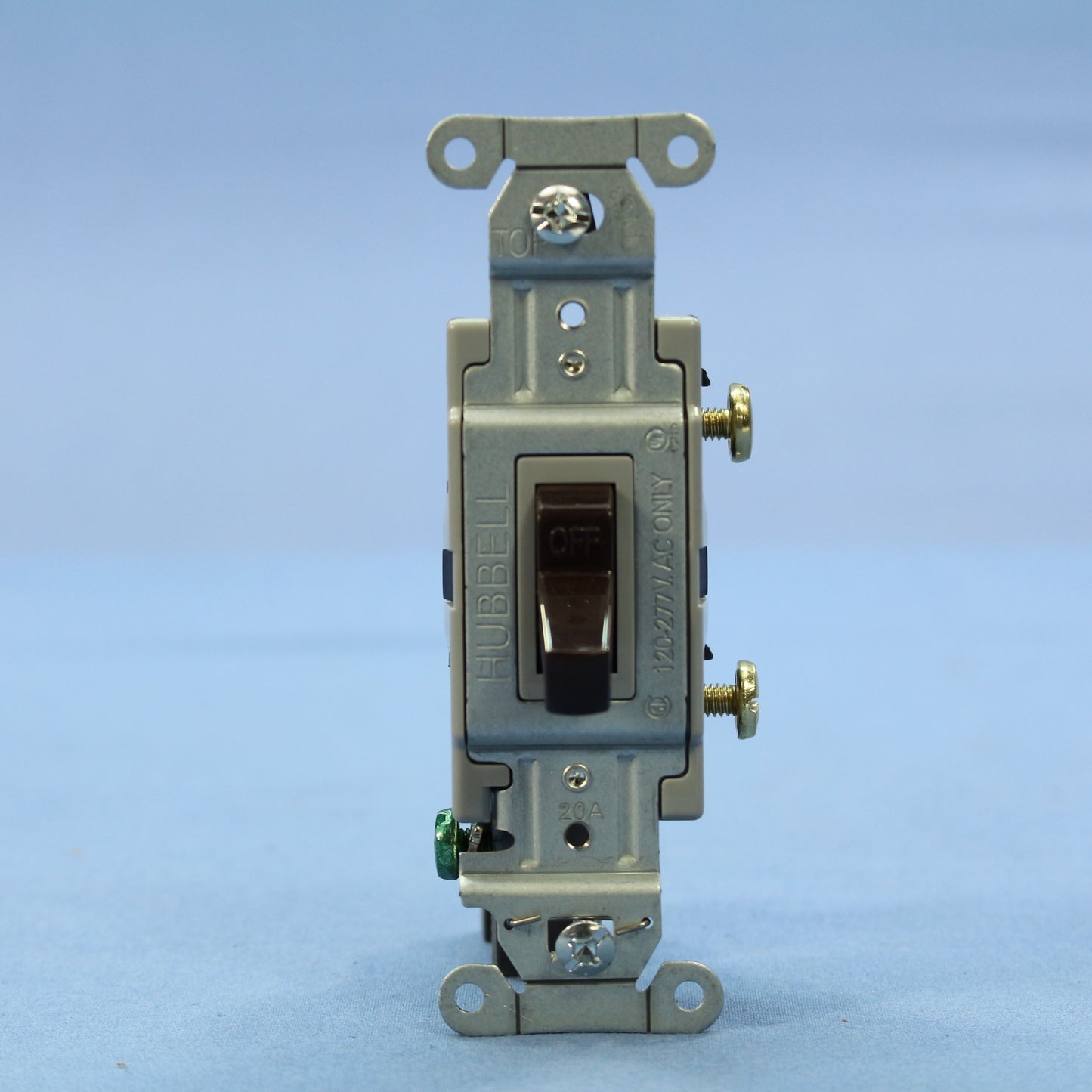 Hubbell Bryant CS120 Brown Commercial Grade ON/OFF Toggle Wall Light Switch 20A