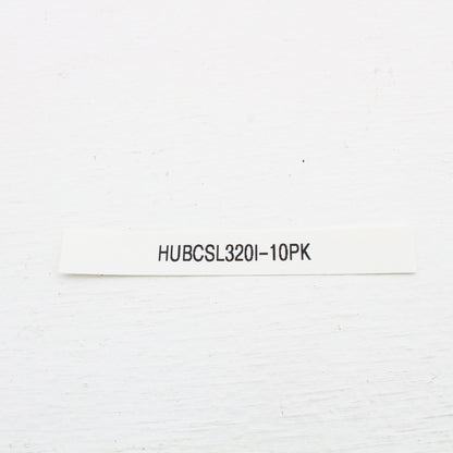 Hubbell CSL120I Ivory Commercial Toggle Light Switch 20A 3-Way w/Wire Leads 10pc