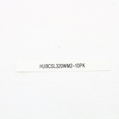 Hubbell CSL120WM2 White Commercial Toggle Light Switch 20A 3-Way Wire Leads 10pc