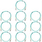 10 Hubbell Fiber Optic Patch Cords LSZH OM3 Cable Duplex MM LC-LC DFPCLCLCE2MMZ