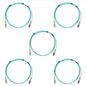 5 Hubbell Fiber Optic Patch Cords LSZH OM3 Cable Duplex MM LC-LC DFPCLCLCE2MMZ