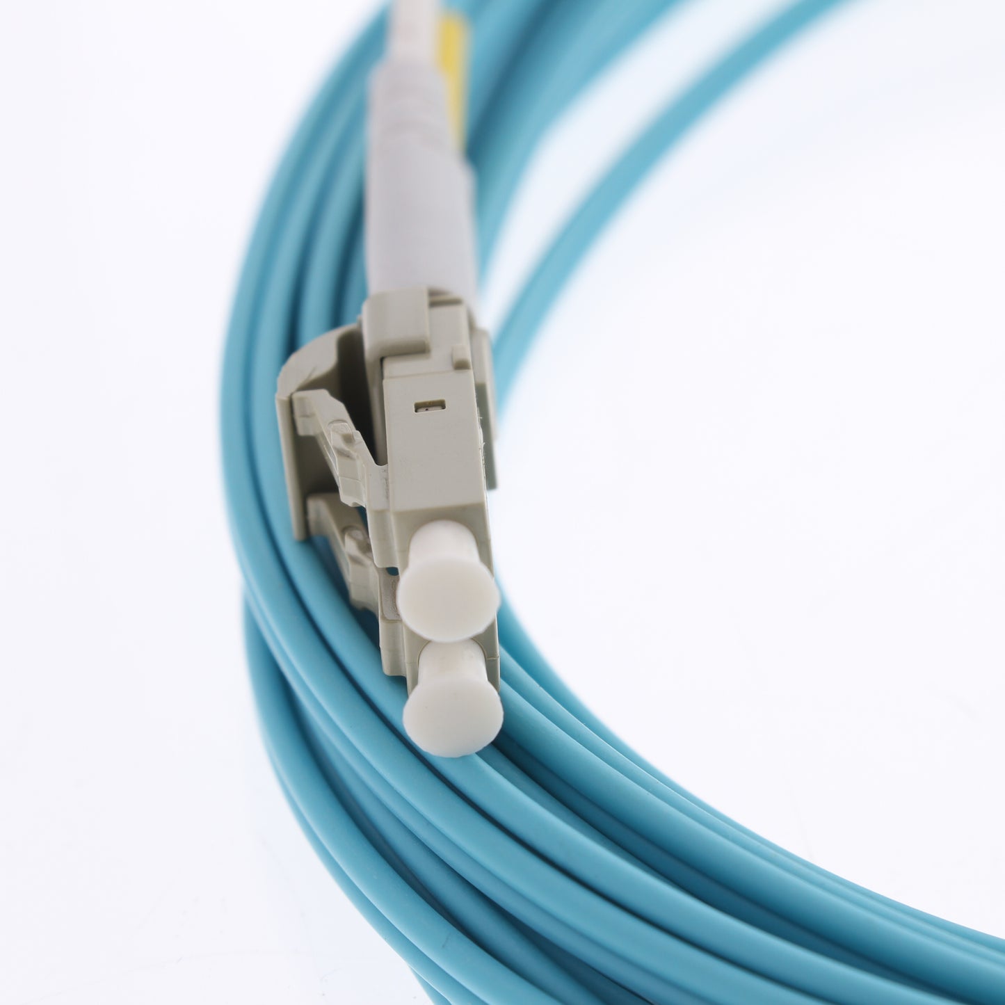 Hubbell Fiber Optic Patch Cord Plenum OM3 Cable Duplex MM LC-LC 7m DFPCLCLCE7MM