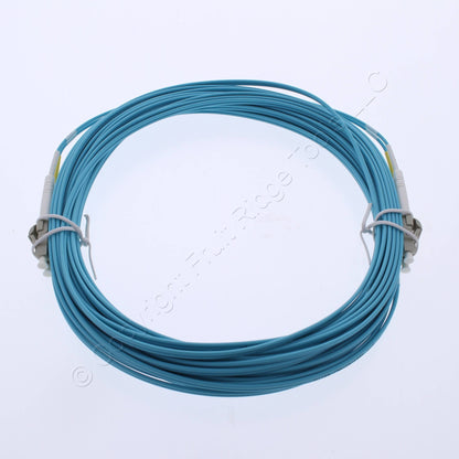 Hubbell Fiber Optic Patch Cord Plenum OM4 Duplex MM LC-LC 11m DFPCLCLCF11MM
