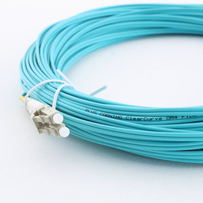 Hubbell Fiber Optic Patch Cord Plenum OM4 Duplex MM LC-LC 21m DFPCLCLCF21MM