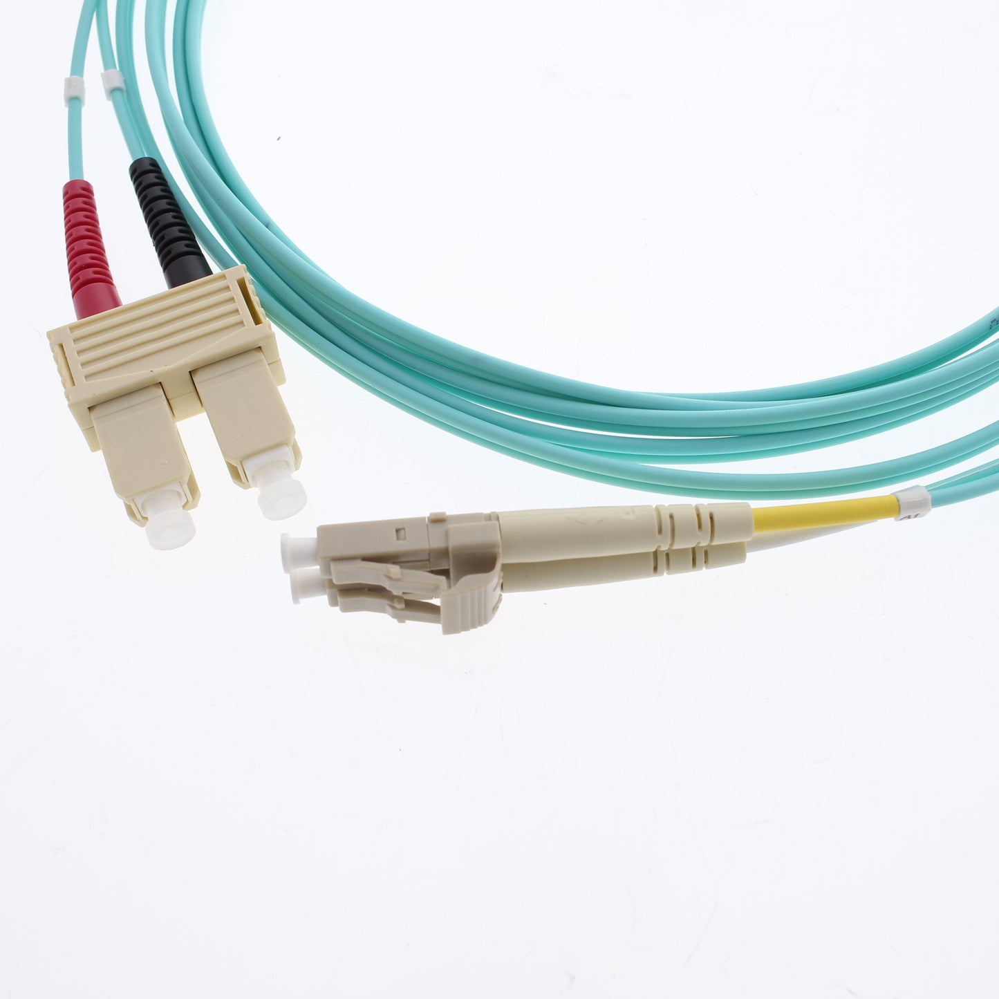 Hubbell Fiber Optic Patch Cord Cable LSZH OM3 Duplex MM LC-SC 3m DFPCLCSCE3MMZ