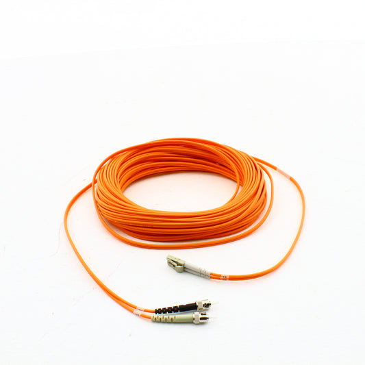 Hubbell Fiber Optic Patch Cord Plenum OM1 Cable Duplex MM LC-ST 20m