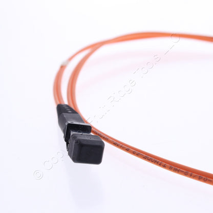 Hubbell Fiber Optic Patch Cord Plenum OM1 Cable Duplex MM MTRJ-ST 1m
