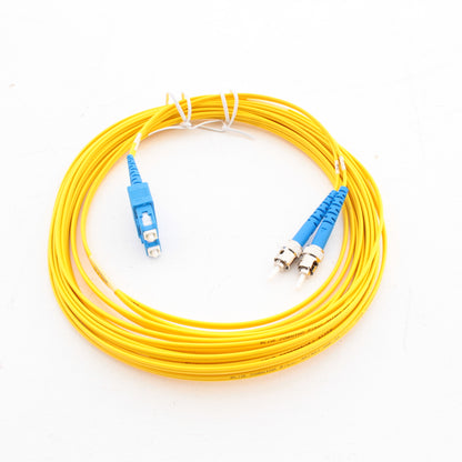 Hubbell Fiber Optic Patch Cord Plenum OS2 Cable Duplex SM ST-SC 7m DFPCSTSCS7SM