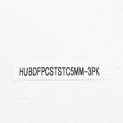 3 Hubbell Fiber Optic Patch Cords Plenum OM1 Cable Dupl MM ST-ST 5m DFPCSTSTC5MM