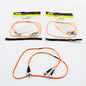 3 Hubbell Fiber Optic Patch Cords Plenum OM2 Cable Dupl MM ST-ST 1m DFPCSTSTD1MM