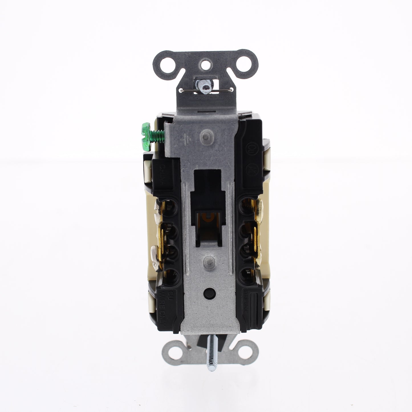 Hubbell DRS15AL Almond Commercial Decorator Receptacle Outlet 5-15R 15A Straight