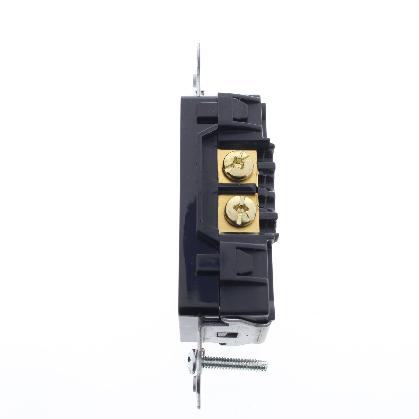 Hubbell DR15C1BLK Black Commercial Decorator 15A 5-15R Outlet 1/2 Controlled