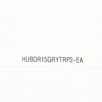 Hubbell Gray 15A TR Decorator Receptacle 5-15 w/ 6.5" Stranded Leads DR15GRYTRP2
