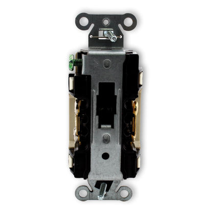 Hubbell DR20C2LA Lt Almond Commercial 20A 5-20R Decorator Outlet 2/2 Controlled