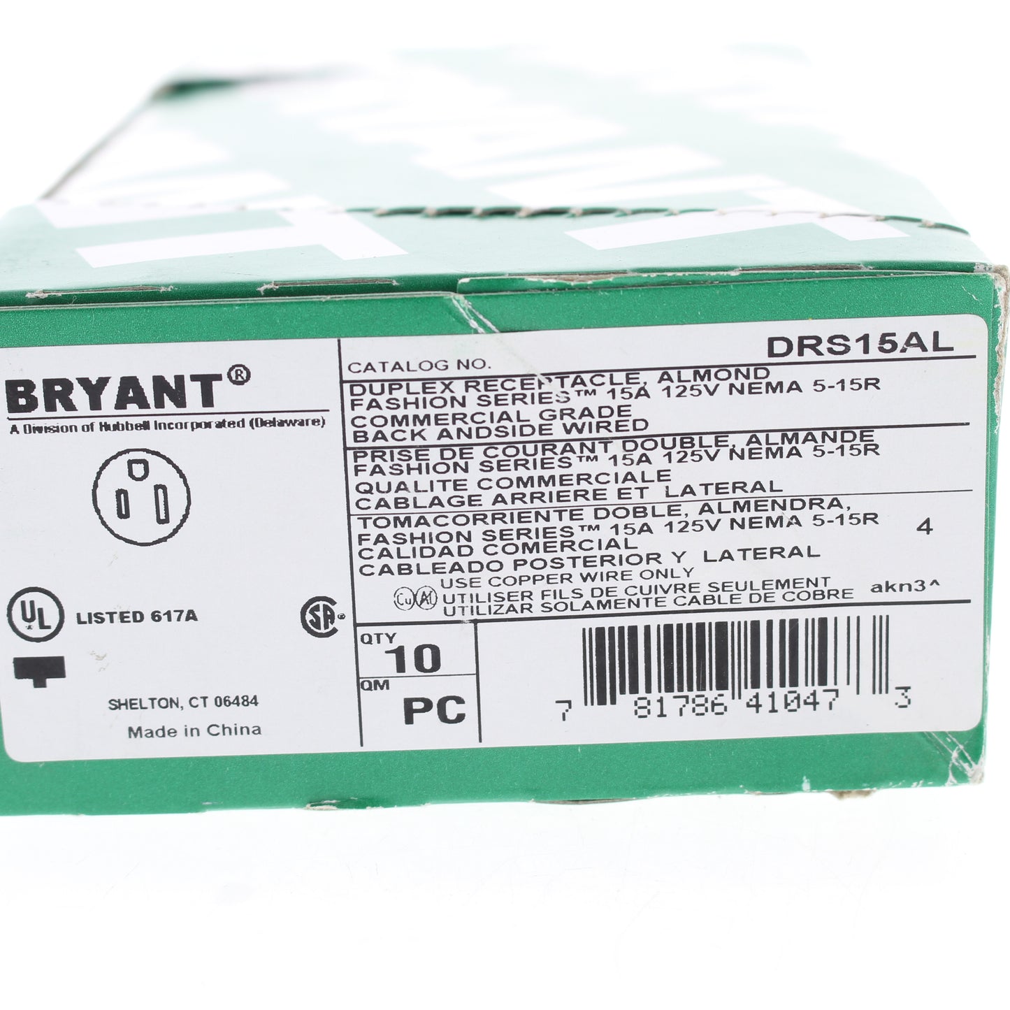 Bryant Electric  Industrial Grade    DRS15AL