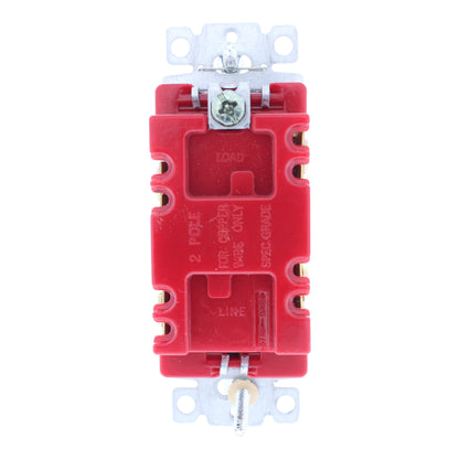 Hubbell DS220AL Almond Double Pole Decorator Rocker Switch 20A Spec Grade 10pcs