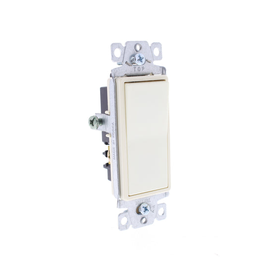 10 Hubbell 3-Way Almond Decorator Rocker Light Switches Spec Grade 15A DS315AL