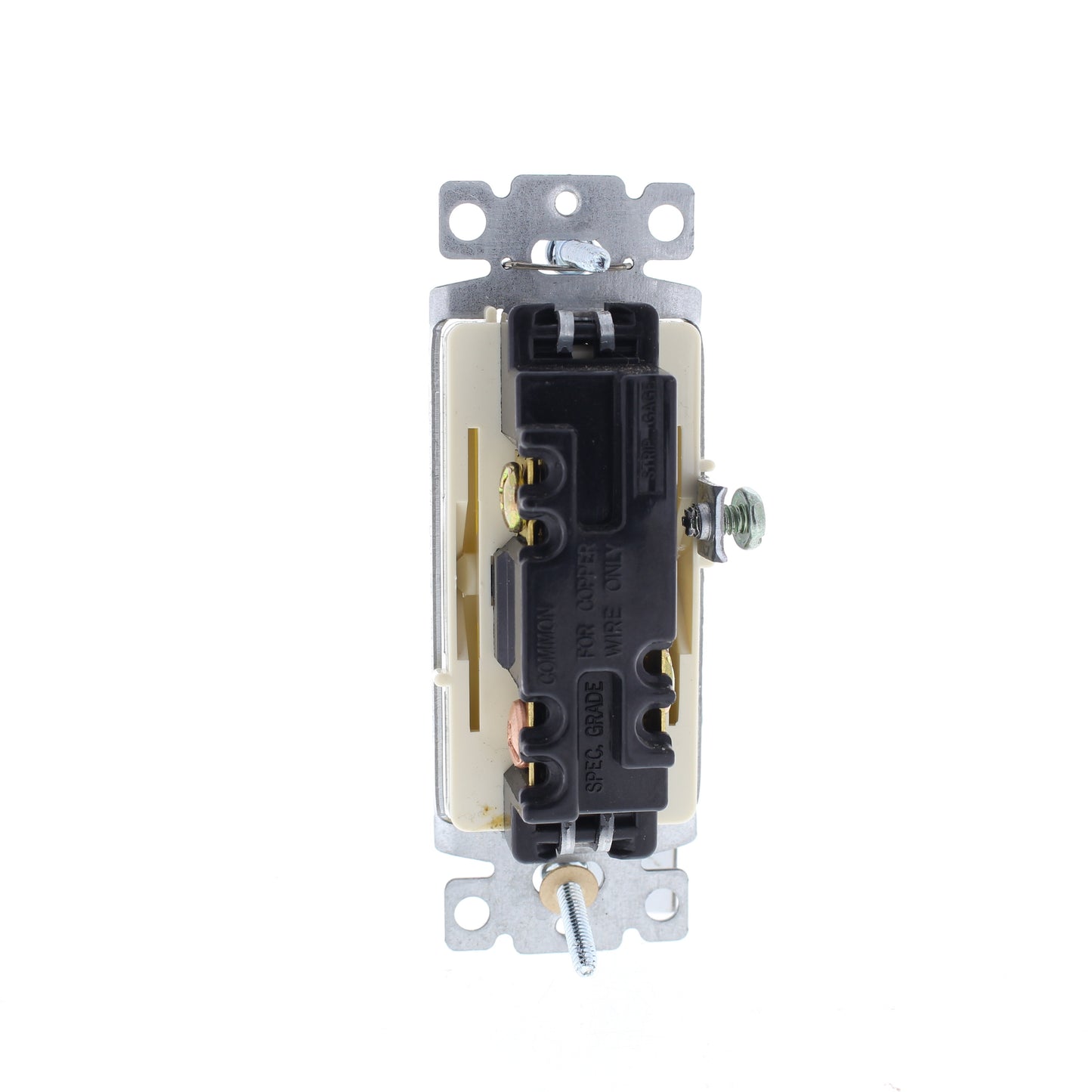 10 Hubbell 3-Way Almond Decorator Rocker Light Switches Spec Grade 15A DS315AL
