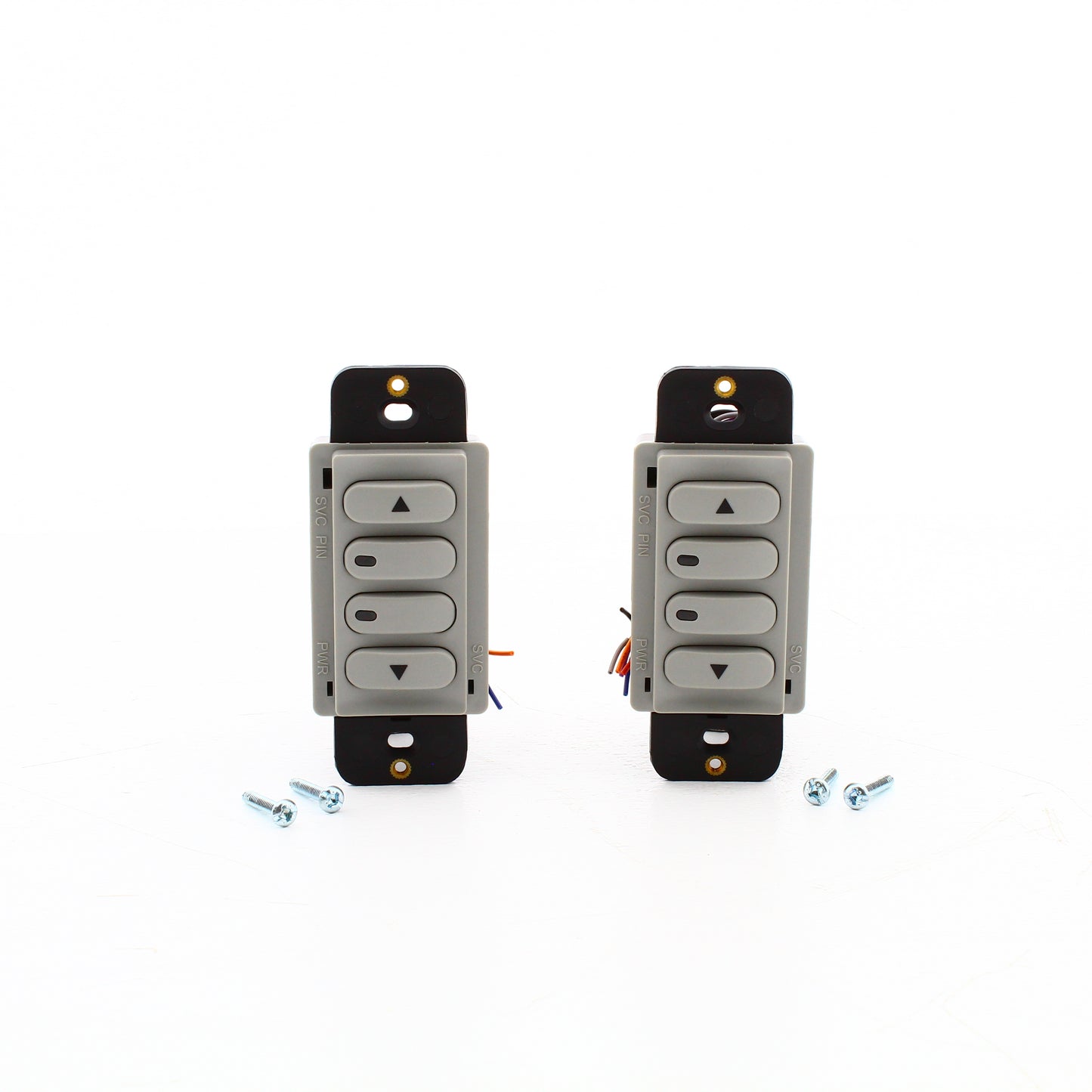 Hubbell DSC010GY Gray Low Voltage Dimmer Switches 0-10V Latching/Momentary 2pcs