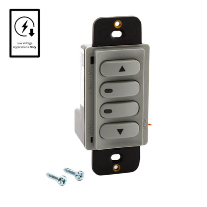 Hubbell DSC010GY Gray Low Voltage Dimmer Switches 0-10V Latching/Momentary 50pcs