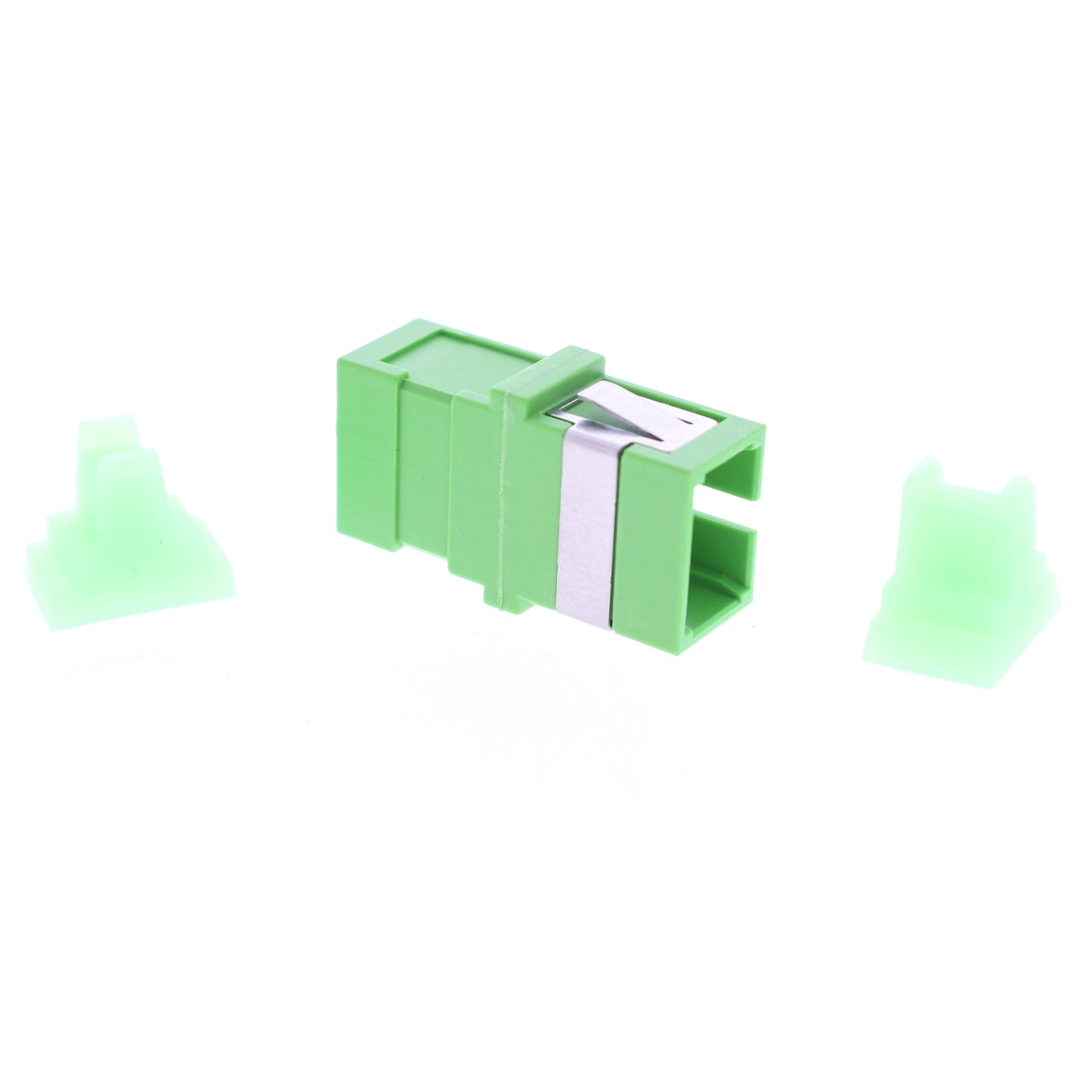 10 6-Packs Hubbell Fiber Optic SC Simplex APC Adapters Zirconia Ceramic FASCSAC6