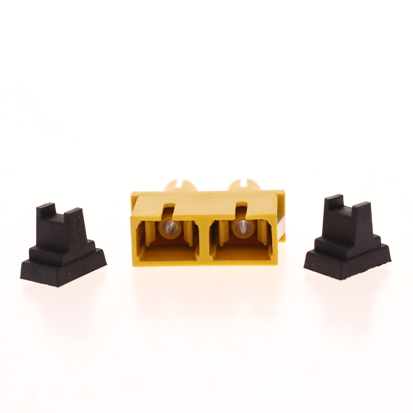 12 6-Packs Hubbell Fiber Optic Adapters SC-ST Duplex Zirconia FASTSCDSC6Y